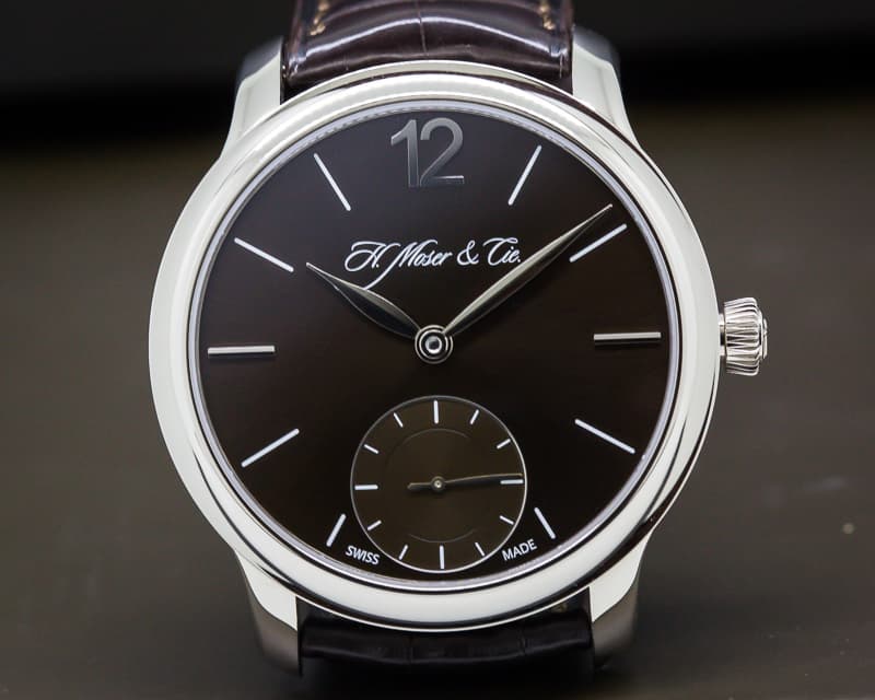H. Moser & Cie MAYU 18K White Gold Brown Fume Dial