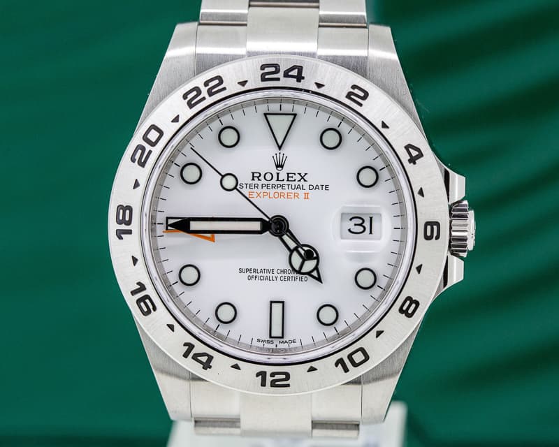 Rolex Explorer II White Dial SS / SS