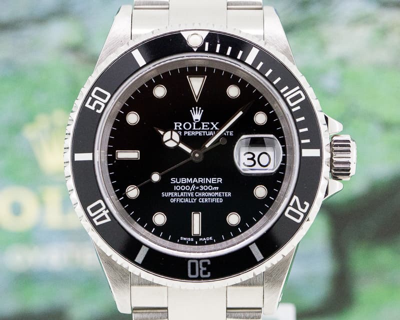 Rolex Submariner SS Black Dial 