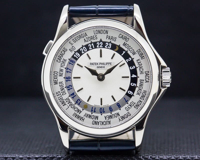 Patek Philippe World Time 18K White Gold 