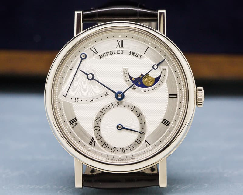Breguet Classique Power Reserve Moon 18K White Gold 
