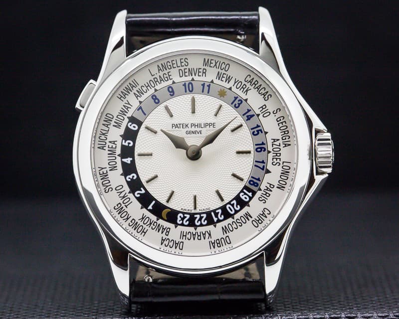 Patek Philippe World Time 18K White Gold 