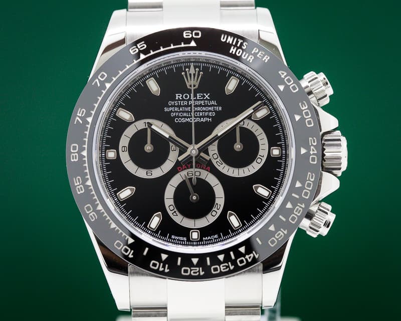 Rolex Daytona Ceramic Bezel SS / Black Dial 