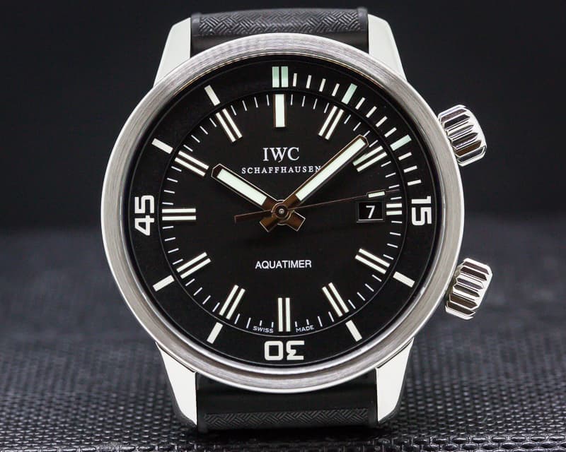 IWC Aquatimer Automatic
SS Black Dial / Rubber Strap
