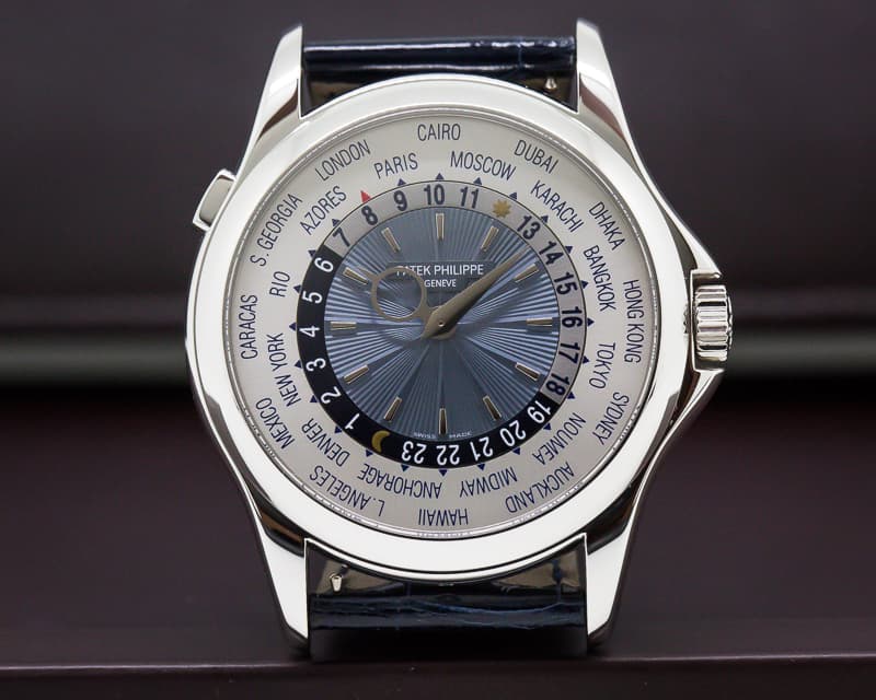 Patek Philippe 5130P World Time Platinum 