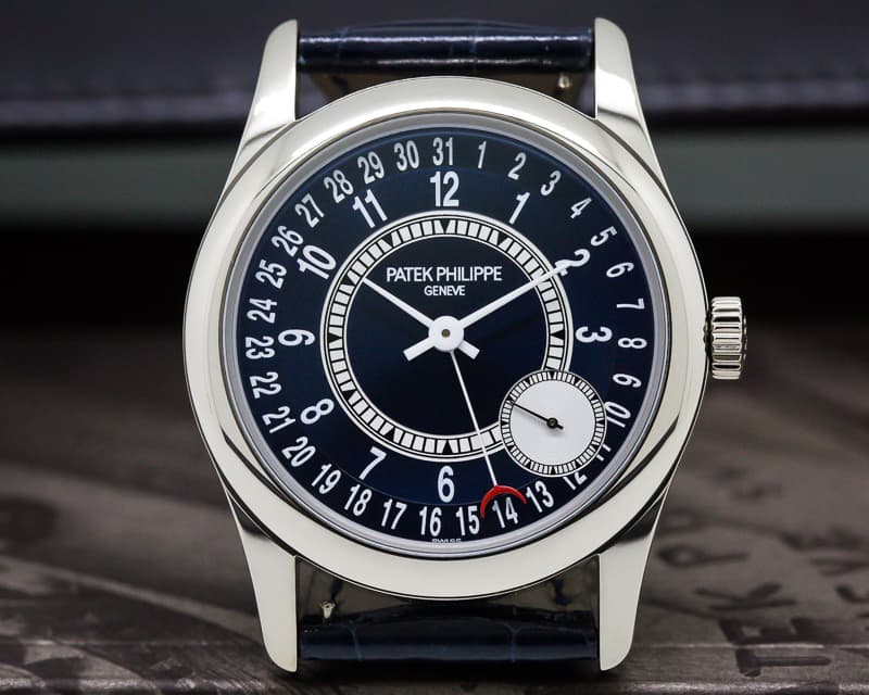 Patek Philippe Calatrava Blue Dial 18K White Gold / Deployant