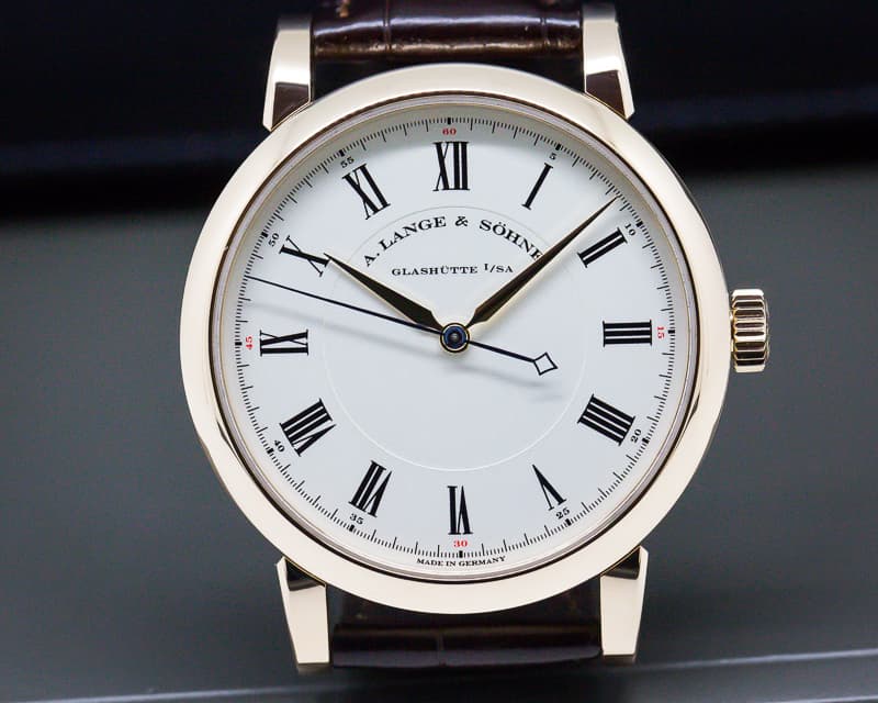 A. Lange and Sohne Richard Lange 18K Rose Gold 