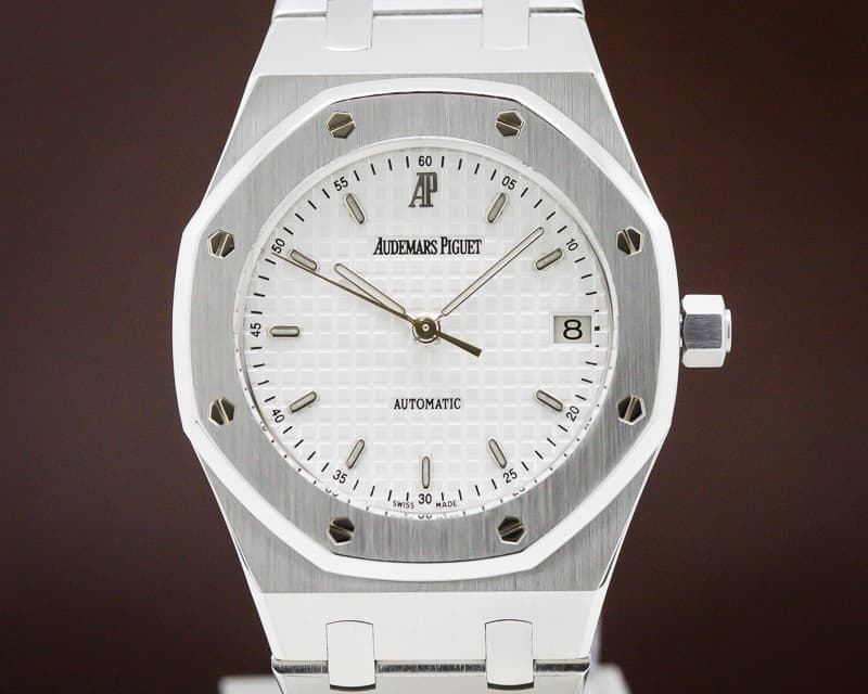 Audemars Piguet Royal Oak 36mm White Dial SS Full Set + Just Serviced