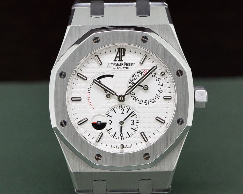 Audemars Piguet Royal Oak Dual Time SS White Dial 