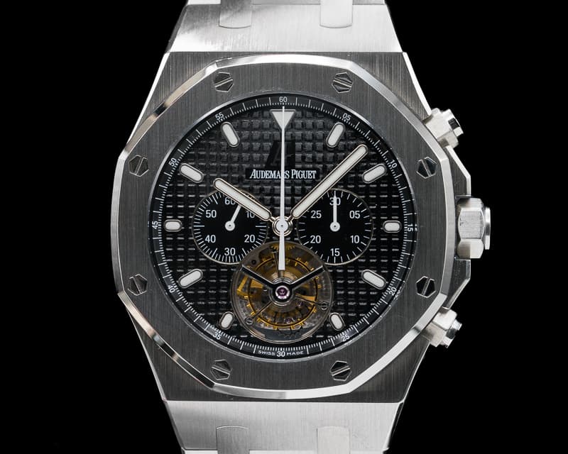 Audemars Piguet Royal Oak Tourbillon Chronograph Black Dial 