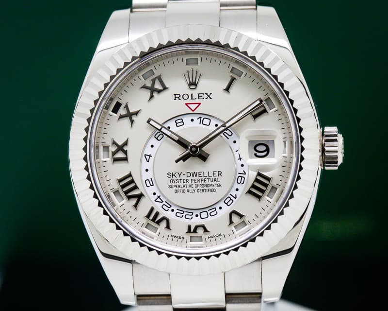 Rolex Sky Dweller 18K White Gold 
