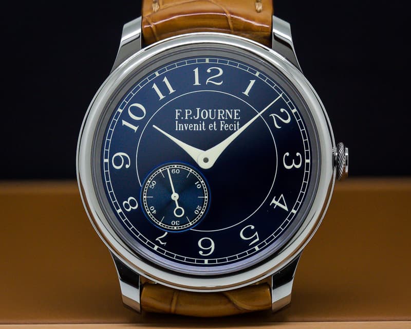 F. P. Journe Chronometre Bleu Tantalum Blue Dial 