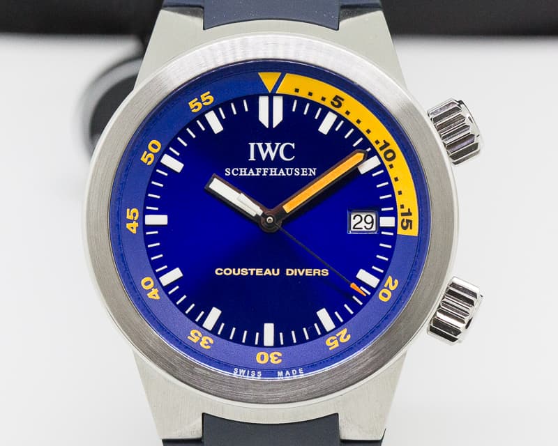 IWC Aquatimer Automatic COUSTEAU DIVERS SS / Rubber 