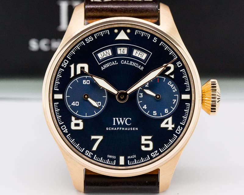 IWC Big Pilot Annual Calendar Edition "Le Petite Prince" 18k Rose Gold