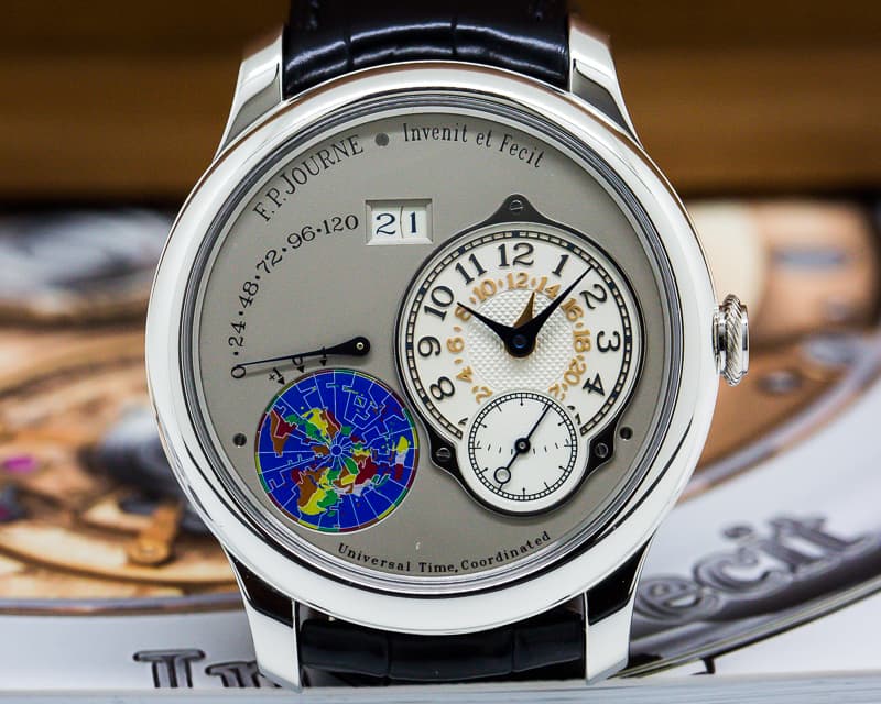 F. P. Journe Octa UTC Platinum Silver Dial 
