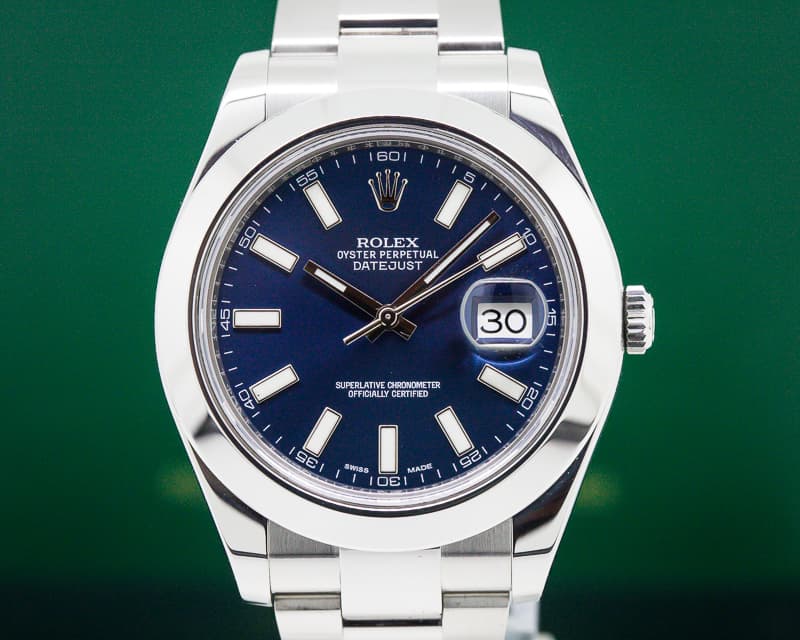 Rolex Datejust II SS Blue Dial / Oyster Bracelet 
