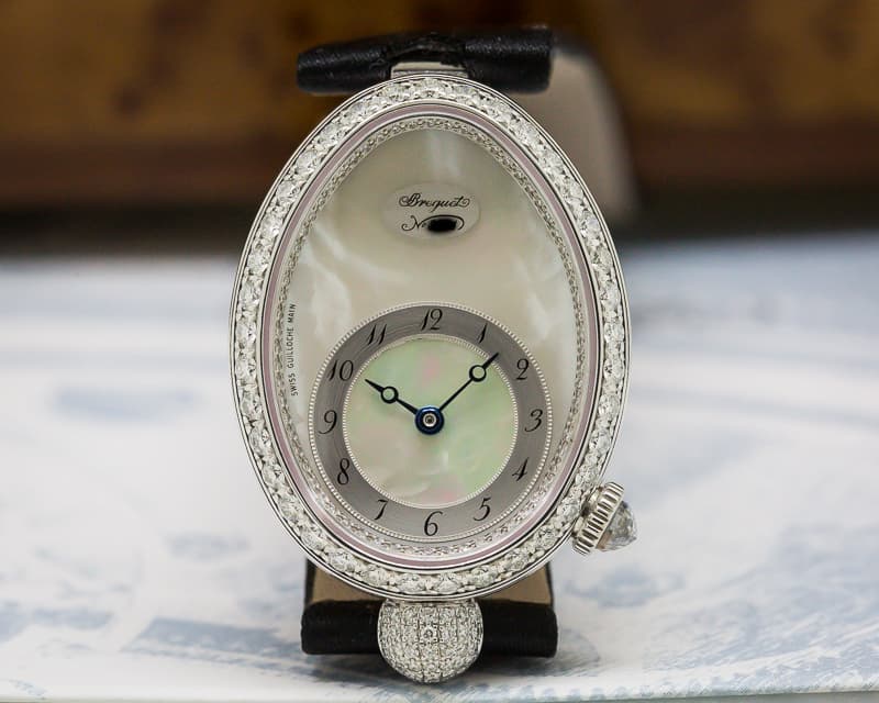 Breguet Reine De Naples Mother of Pearl 18K White Gold / Diamonds