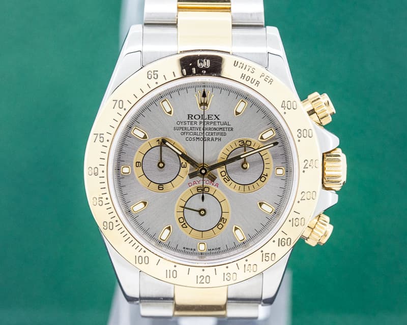 Rolex Daytona Slate Dial 18K Yellow Gold / SS 
