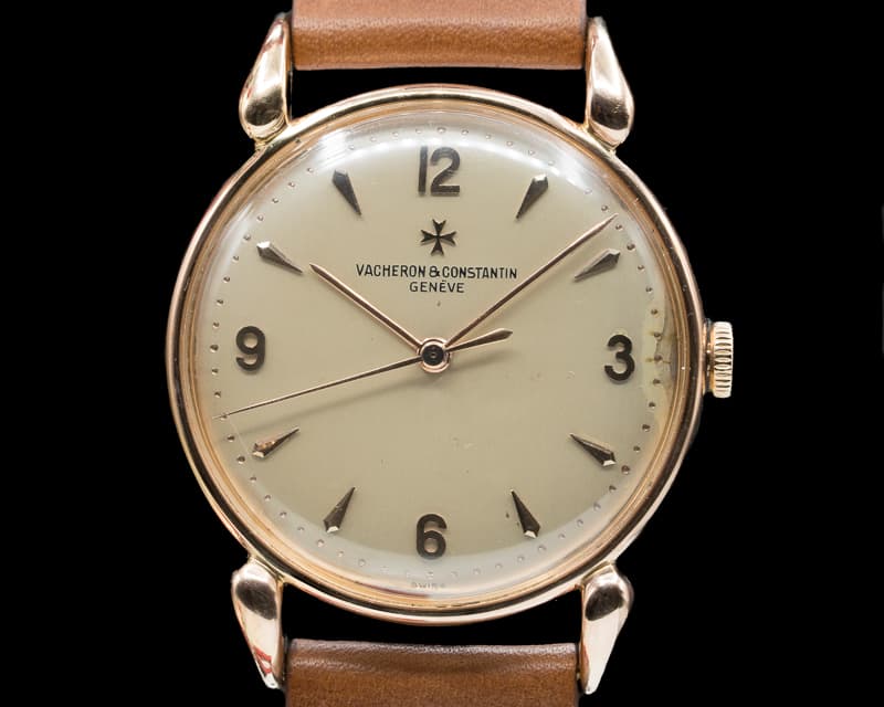 Vacheron Constantin Vintage "Cornes De Vache" 18K Rose Gold Circa 1950s