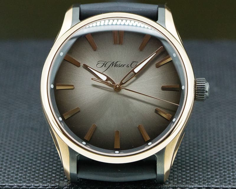 H. Moser & Cie Pioneer Centre Seconds SS Black Fume Dial