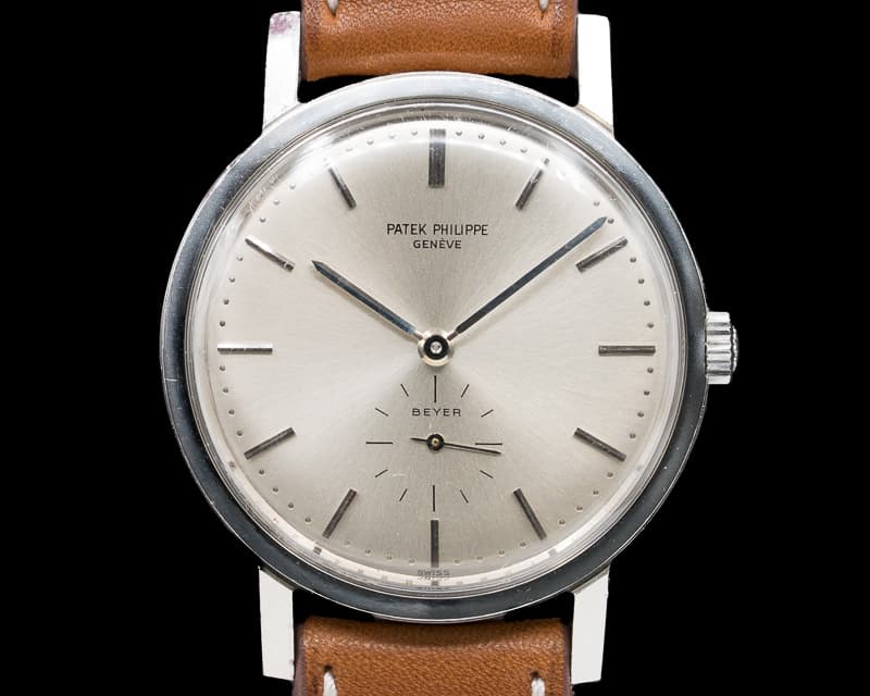 Patek Philippe 3466 Steel Calatrava BEYER Automatic RARE UNPOLISHED 