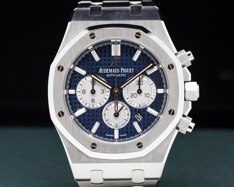 Audemars Piguet Royal Oak Chronograph Blue Dial SS 41MM 
