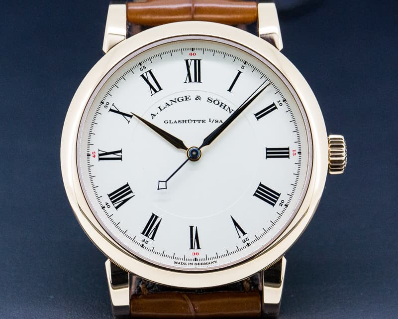 A. Lange and Sohne Richard Lange 18K Rose Gold 