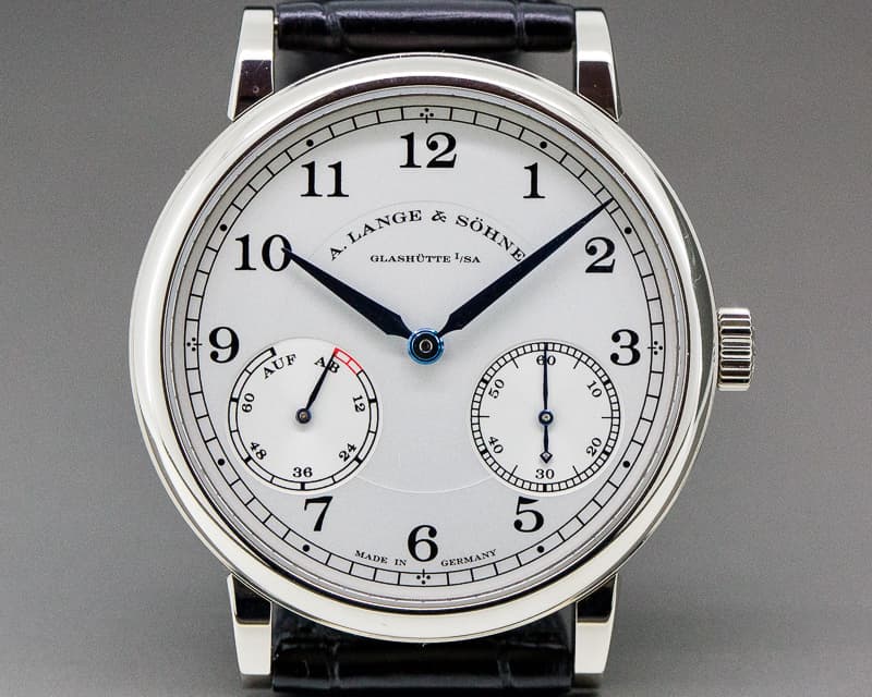 A. Lange and Sohne 1815 Up & Down 18K White Gold