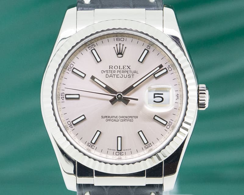 Rolex Datejust WG Pink Dial