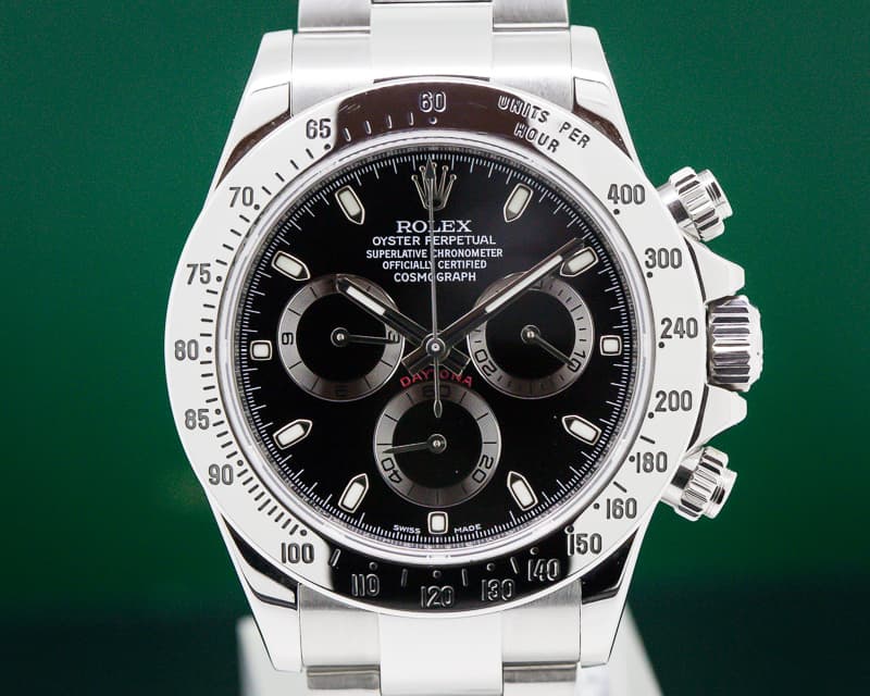 Rolex Daytona Black Dial SS