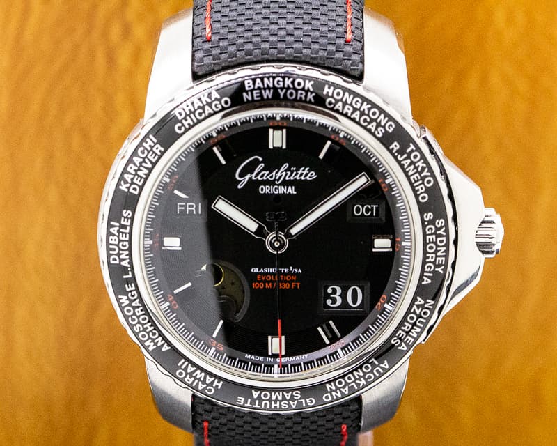 Glashutte Original Sport Evolution Perpetual Calendar SS / Kevlar 