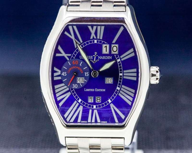 Ulysse Nardin Ludovico Perpetual 18k White Gold Blue Dial