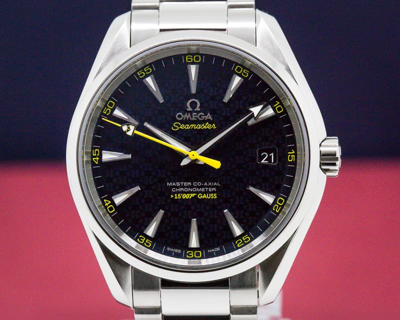 Omega Aqua Terra James Bond Co-Axial 150M Blue Dial SS / SS
