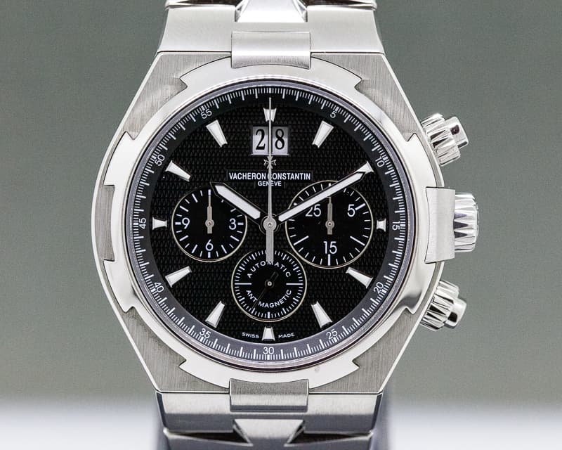 Vacheron Constantin Overseas Chronograph Black Dial SS / SS 