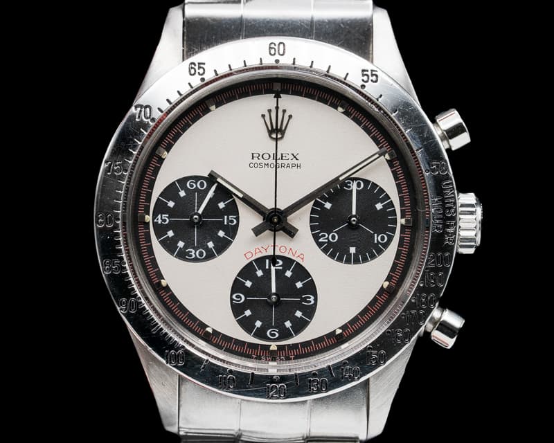 Rolex 6239 Paul Newman Daytona White Dial "Wide Swiss" / Panda 1967
