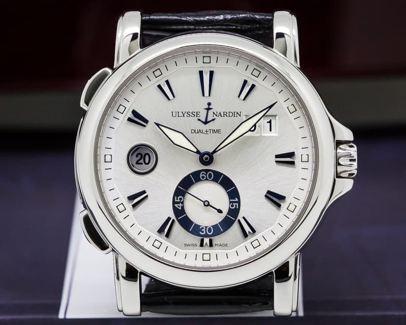 Ulysse Nardin Dual Time SS 42MM Silver Dial