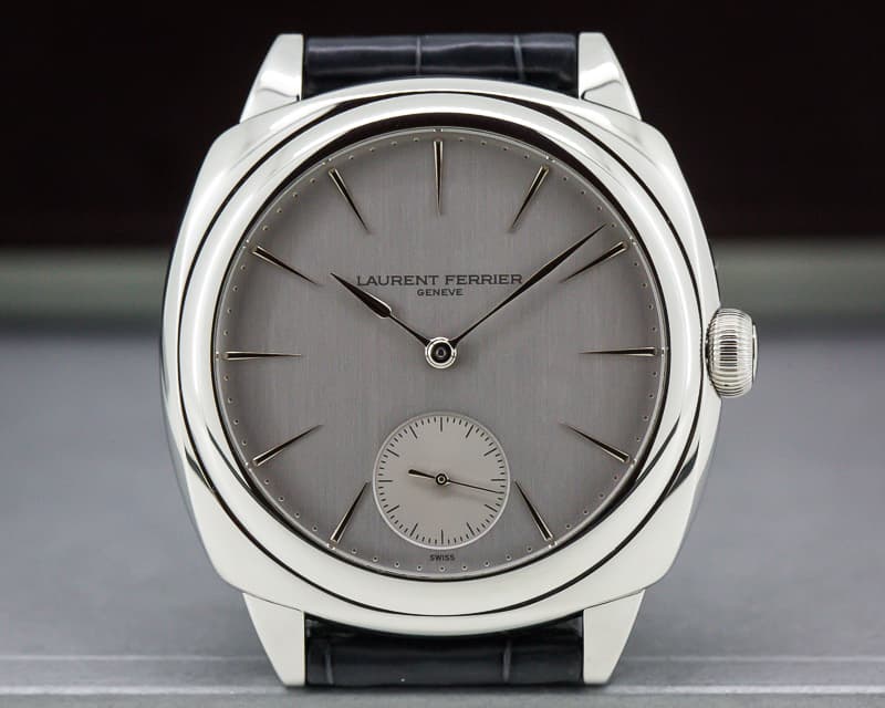 Laurent Ferrier Galet Micro Rotor Square SS Silver Dial