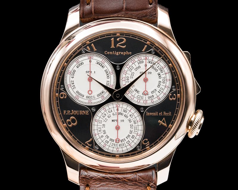 F. P. Journe Centigraphe Souverain BOUTIQUE EDITION 18K Rose Gold / Black Dial Deploy