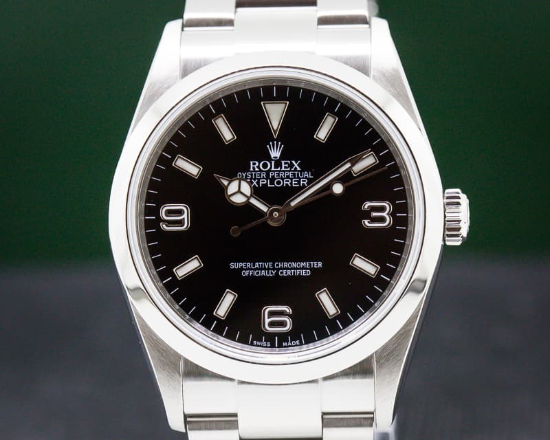Rolex Explorer I 36MM SS Black Dial 

