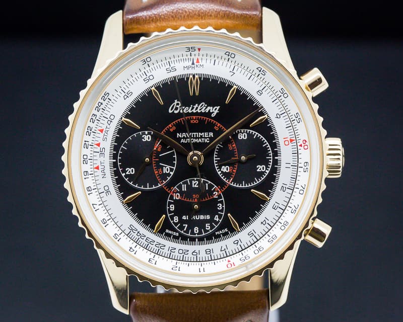 Breitling Navitimer Montbrillant 18k Rose Gold