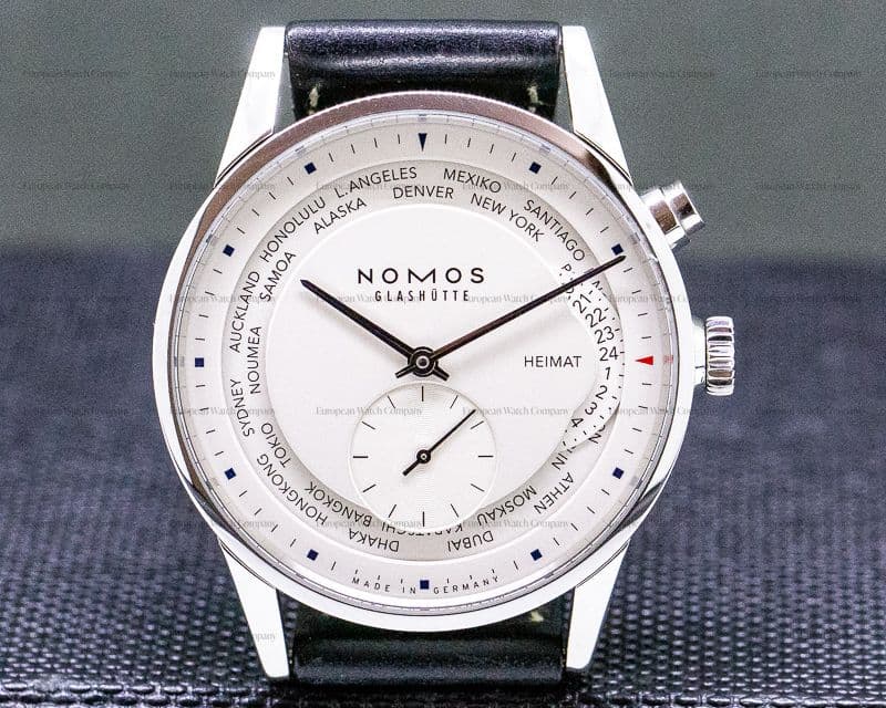 Nomos Zurich "Weltzeit" SS / Leather 