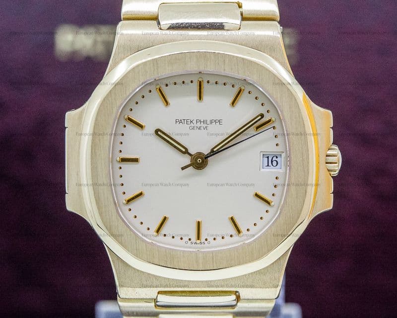 Patek Philippe Nautilus Mid Size 18K Yellow Gold FULL SET WOW