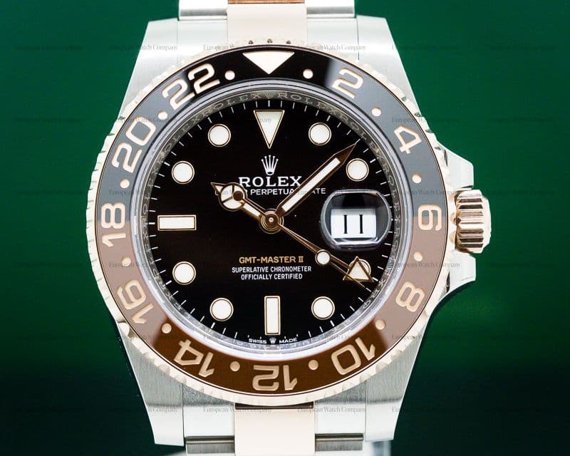 Rolex GMT Master II Ceramic Root Beer SS / 18K  