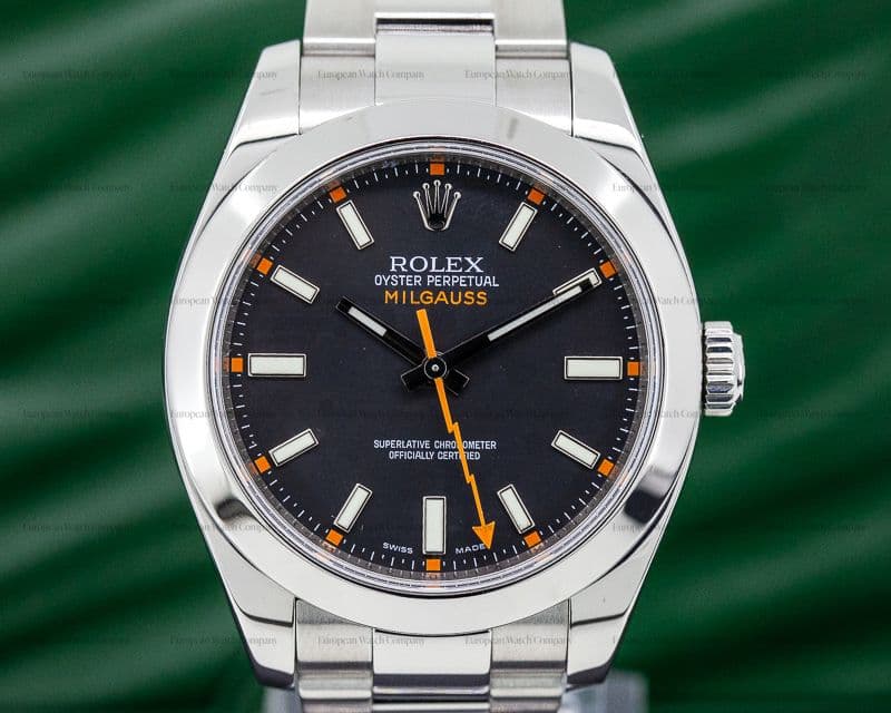 Rolex Milgauss SS Black Dial
