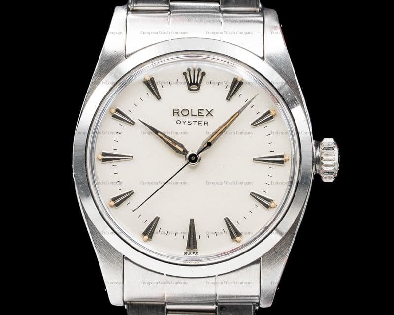 Rolex Brevet Precision Oyster Manual Wind SS Circa 1950's 35MM