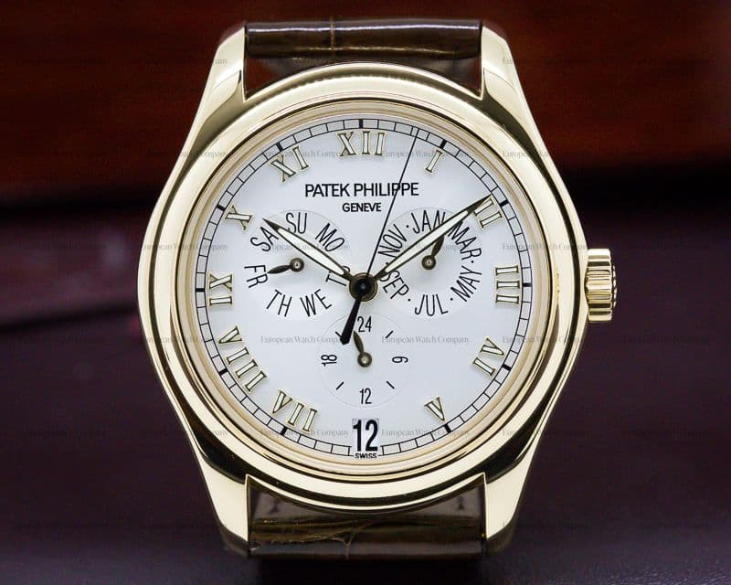 Patek Philippe 5035J-001 Annual Calendar Ivory Dial Yellow Gold 


