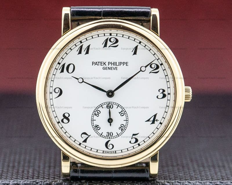 Patek Philippe Calatrava Manual Wind 18K Yellow Gold