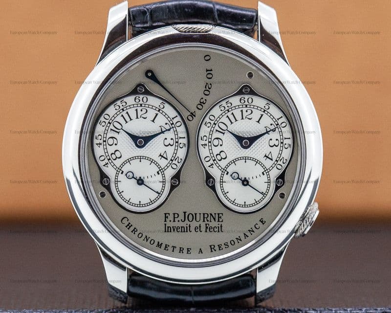 F. P. Journe Chronometre Resonance Platinum Silver Dial 40MM