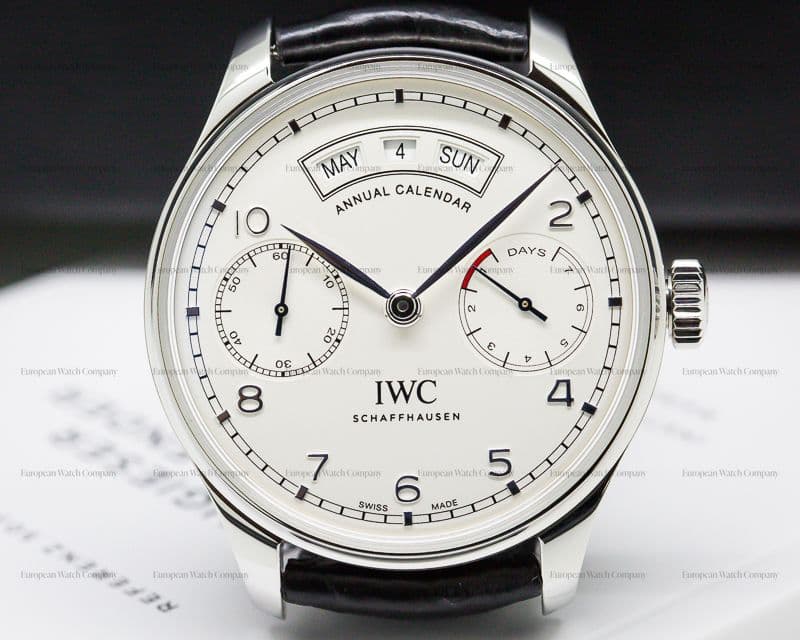 IWC Portuguese Annual Calendar SS Silver Dial