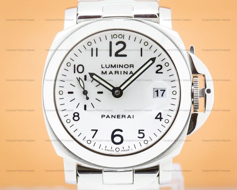 Panerai Luminor Marina 40MM White Dial SS / SS